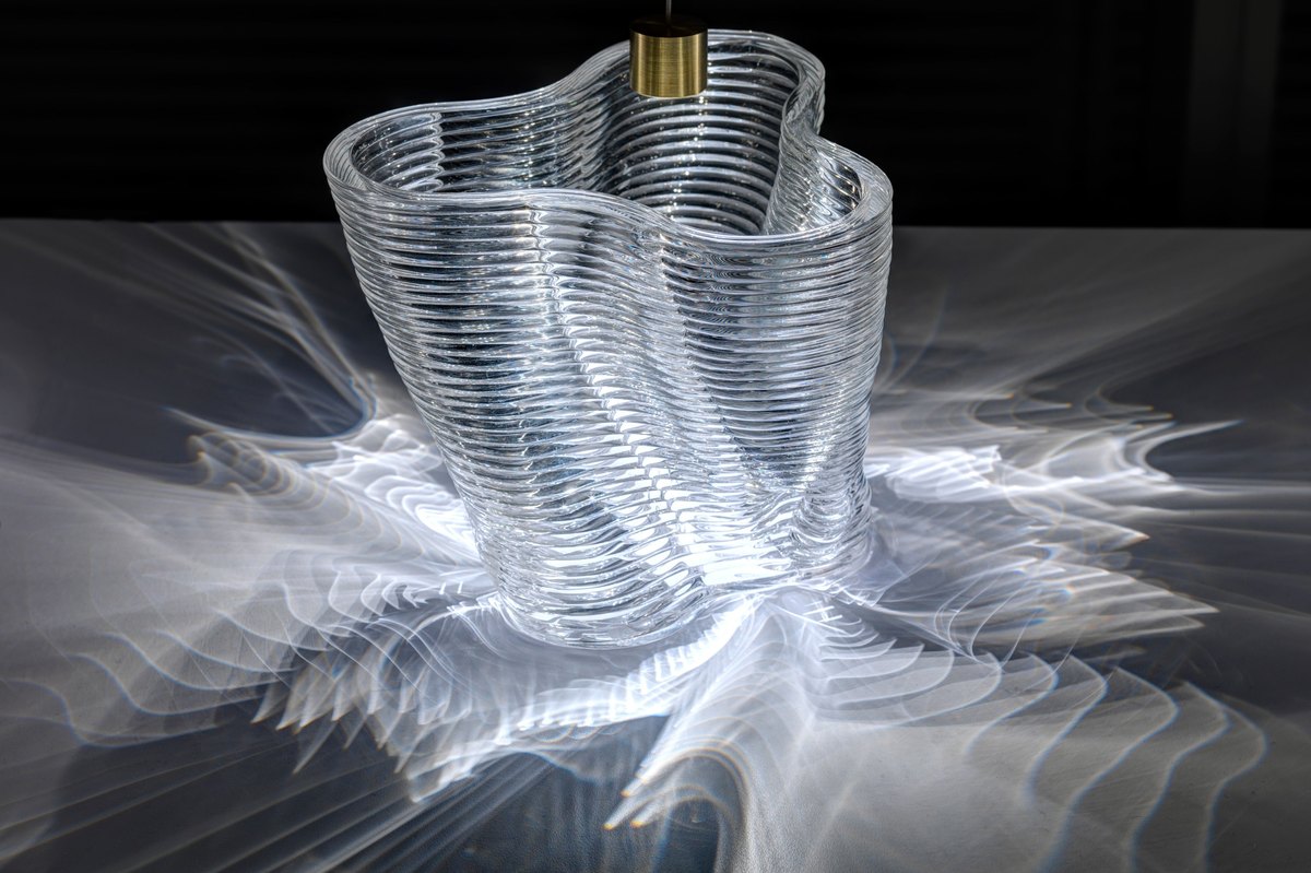 Transparent 3D-printed bell detail